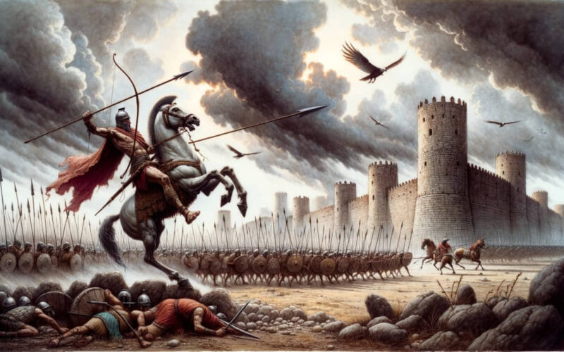 Aquiles en la batalla de Troya