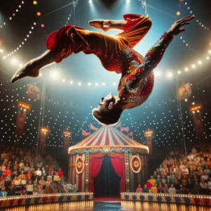 acróbata del circo