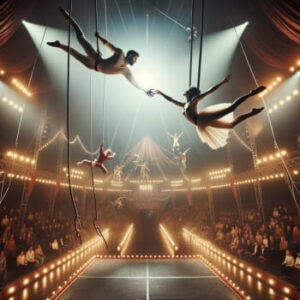 trapecistas del circo