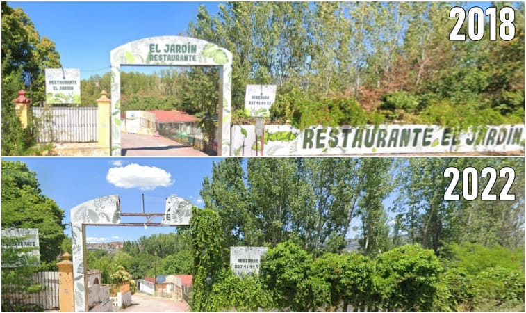 Restaurante El Jardín Del Pensador Antes Y Después